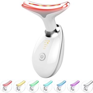 Huidverjongingsapparaat - Gezichtsmassage apparaat - Facelift Apparaat - 7 LED - EMS - Gezichtsreiniger met 3 modi - Gezichtsmassage - Nekmassage – Huidverjonging - USB Oplaadbaar