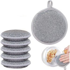 Multifunctionele draadrekken - 6 stuks herbruikbare poetsdoeken voor keuken en huishouden