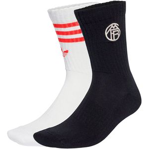 Adidas Fc Bayern Sokken 2 Eenheden Wit,Zwart EU 40-42 Man,Vrouw