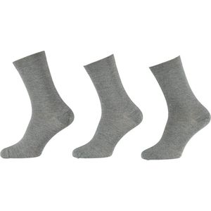 6-Pack Basic Bamboe Sokken 121471000 Van Apollo Unisex - Grijs - 35-38