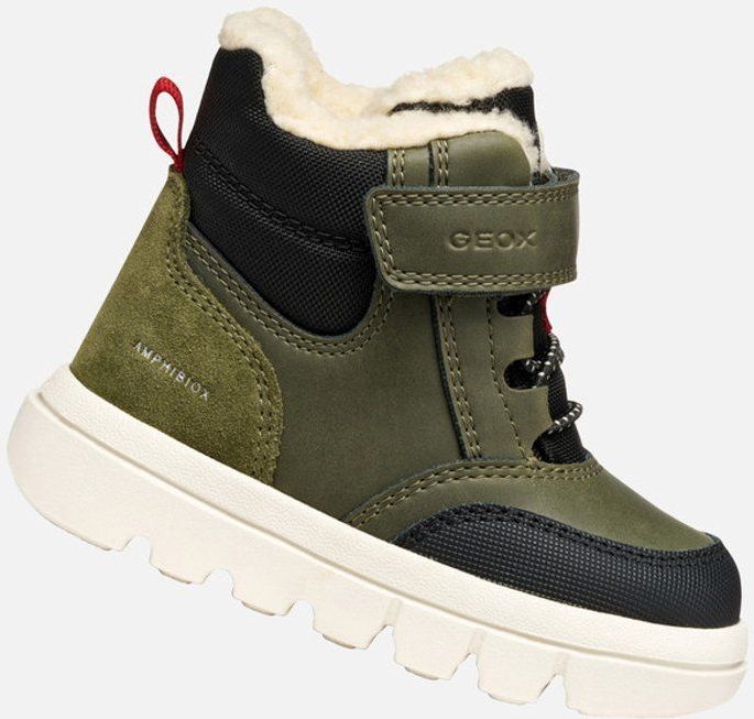 GEOX - Willaboom ABX - Regenlaarzen - Donkergroen/Zwart