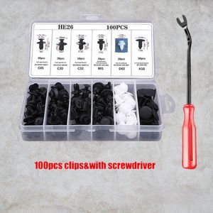 101 Delige Auto Carrosserie Clips - Bekleding Clips - Fender Clips - 1 Auto bumper - diffuser Dashboard Deurpaneel verwijder Tool -Auto Reparatie -Deurbekleding Clips - klemmen set - gespen -auto set gespen