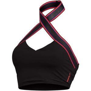 Speedo Solid Halter Crop Top Bikinitop