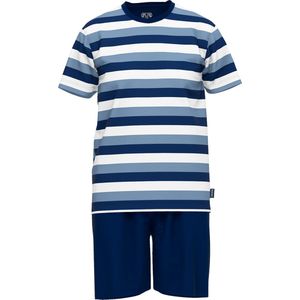 CECEBA - Melbourne - Heren Shortama - Blauw - Sneldrogend, Lichtgewicht, Temperatuur- en Vochtregulerend