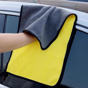 Microvezel doeken - 1 dikke koralpolair autodroogdoek : Super absorberend, Ideaalm voor snel autoreiniging, Multifunctionele doek, 60 x 30 cm