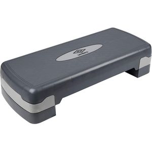 Verstelbare Aerobic Stepper - Antislip Mini Stepper Voor Thuis - Geschikt Voor Alle Leeftijden - Zwart/Grijs