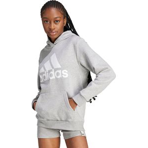adidas Sportswear Essentials Logo Boyfriend Fleece Hoodie - Dames - Grijs- XL