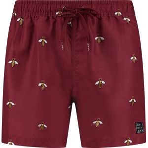 SON OF A BEACH BIJEN HEREN ZWEMBROEK - ROOD - MAAT S