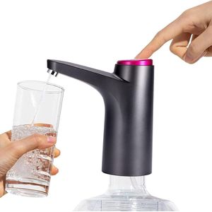 Provento - Elektrische waterdispenser 600 ml USB oplaadbaar draadloos drinkwaterpomp automatische waterflespomp voor thuiskantoor en RV
