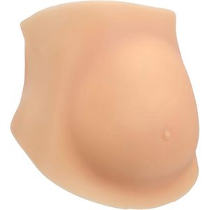 Realistische Beige siliconen kunstbuik - Anti-shake valse buik zwangere vrouwen - Fotografie-accessoires prestaties reclame