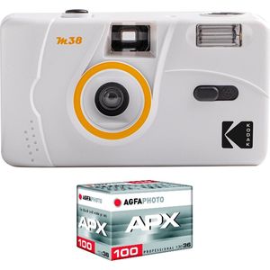 Kodak M38 - Analoge Camera - Wit - Inclusief Fotorolletje