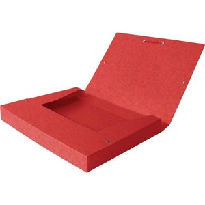 Elba elastobox Oxford Top File+ rug van 2,5 cm, rood