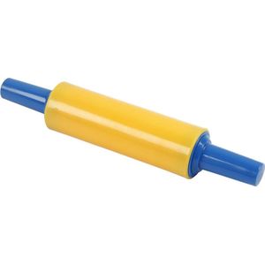 Creotime Kleiroller 4 X 21 Cm Polypropeen Blauw/geel