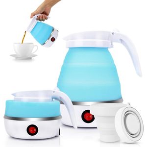 Elektrische Waterkoker Opvouwbare Elektrische Poort Draagbare Reis Camping Waterkoker 600Ml Elektrische Boiler Draagbare Koffie Thee Water Koker