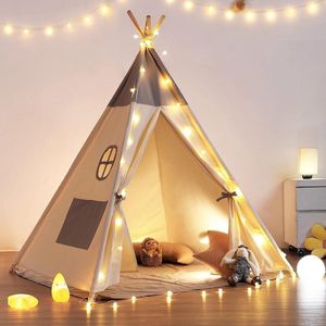 Tipi Tent kinderen raamvlaggen draagtas grijs Tipi Tent kinderen