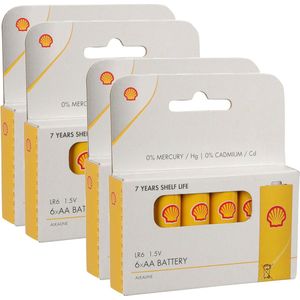 Shell Batterijen Penlite - AA type - 24x stuks - Alkaline - Long life