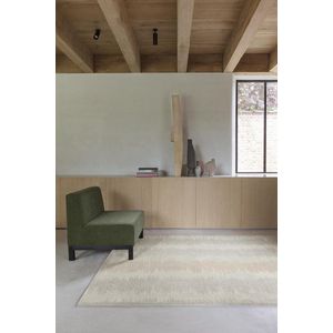 LIGNE PURE Static – Vloerkleed – Tapijt – handgetuft – wol – modern – Wit Grijs - 170x240
