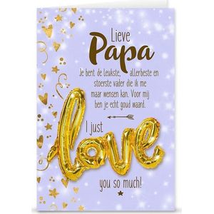 Love ballon ""Lieve Papa