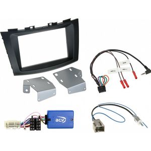 Suzuki - 2-Din Kit - Zwart - Voor Suzuki Swift 2010 - 2017