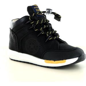 Shoesme | RF23W005-D | Zwarte sneaker | Leer | Maat 23