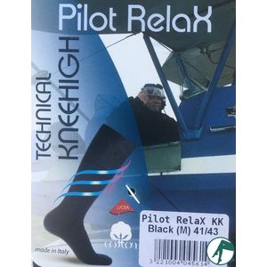 Steunkniekous katoen Pilot Relax-38-40-Marine