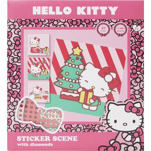Diamond Painting - Kerst ""Hello Kitty