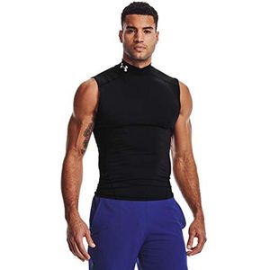Heren Compression Mock Sleeveless Overhemd voor Warmte Regulatie