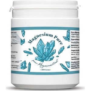 Magnesiumcitraat Poeder - 500g - Draagt bij aan het normaal functioneren van de spieren - Kala Health