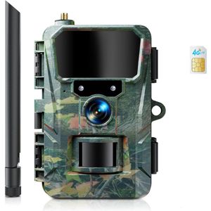 DailySupplies® Wildcamera met Nachtzicht - Buitencamera voor Buiten - Waterdicht - Wifi - 4K -Legergroen