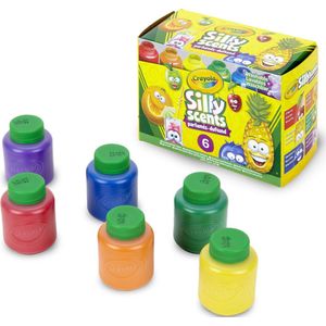 Crayola - Silly Scents - Hobbyverf - 6 Potjes Geurverf Voor Kinderen