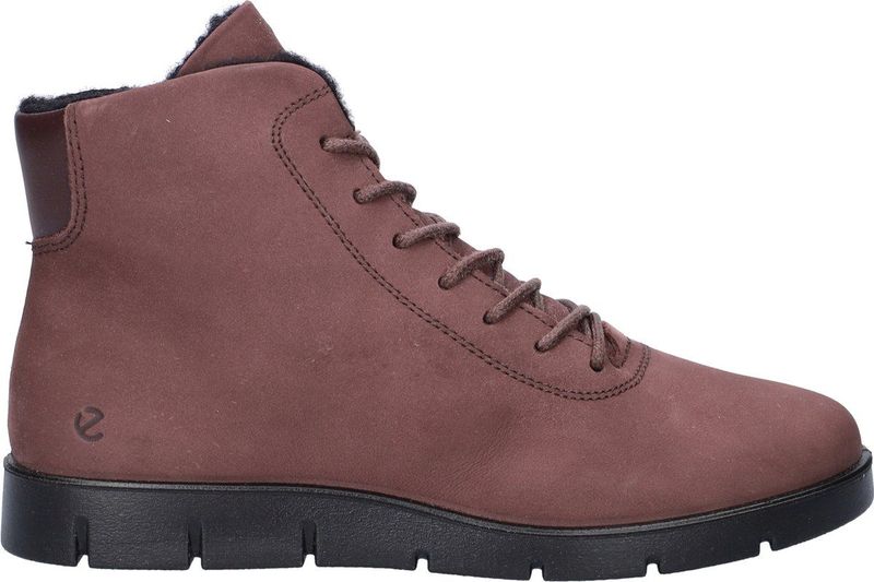 Ecco - Bella - Veterboots - Dames - Gevoerd met 100% Wol - Dempende Tussenzool