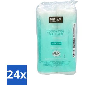 Sence - Wattenschijfjes - Zacht & Sterk - 2 x 70 Wattenstaafjes - Voordeelverpakking - 24 stuks