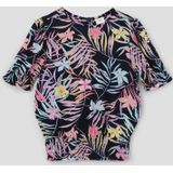 s.Oliver - Blouse - Viscose - Casual - Gesmokt Detail