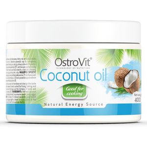 Kokosolie - Coconut Oil - Bakken & Koken - GEEN onnodige vulstoffen! - 60% MCT-vetzuren - 400 g - OstroVit