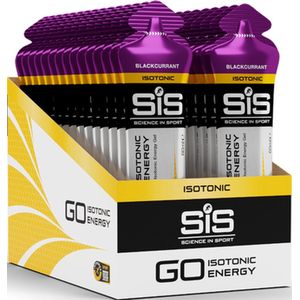 Science in Sport - SiS Go Isotonic Energygel - Energie gel - Isotone Sportgel - Blackcurrant Smaak - 30 x 60ml