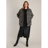 YEST - Dinah - Tussenjas - Zwart/Off White