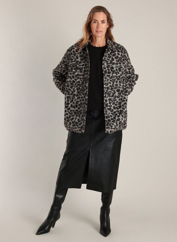 YEST - Dinah - Tussenjas - Zwart/Off White