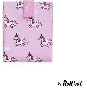 Roll'Eat Boc'n'Roll Foodwrap  herbruikbaar Boterhamzakje -Unicorn KIDS