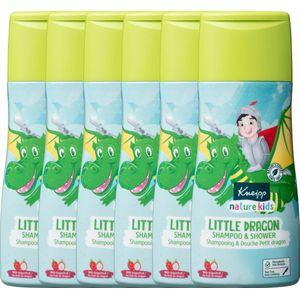 Kneipp Kids - 2-in-1 Shampoo & Douche - Little Dragon - Drakenkracht - Vegan - Grootverpakking - Voordeelverpakking - 6 x 200 ml