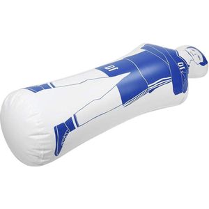 Voetbalkop PVC voor voetbaltraining - Voetbaltoebehoren - Blauw .