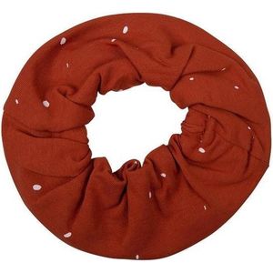 Little Indians Scrunchie Meisjes 8,5 Cm Katoen Rood/wit