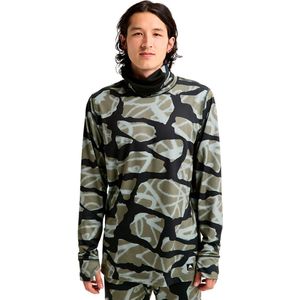 Burton Midweight Long Neck Lange Mouwen Basislaag Groen,Zwart M Man