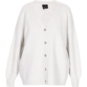 DreiMaster Klassik Gebreid vest  offwhite