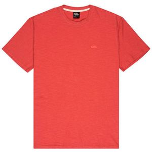 Quiksilver - Slub Roundneck - T-shirt - Rood - Korte Mouwen - Heren