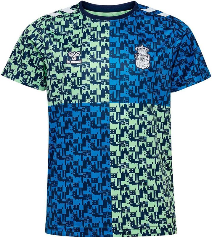 Hummel Ud Las Palmas 24/25 Voor De Wedstrijd Korte Mouw T-shirt Junior Veelkleurig 152 cm Jongens,Meisjes