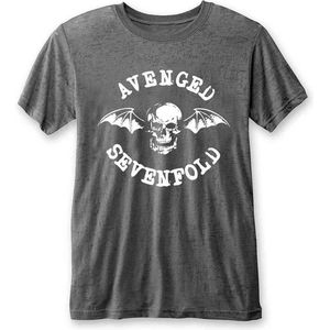 Avenged Sevenfold - Deathbat Heren T-shirt - L - Grijs