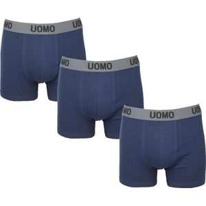 UOMO 3-Pack heren boxershorts Marine - maat XXL