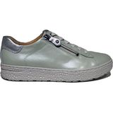 Hartjes, 162.1409/14 93.19, Lichtgroen patent leer sneaker wijdte H