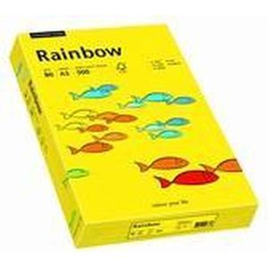 Rainbow gekleurd papier A4 80 gram 18 diepgeel 500 vel