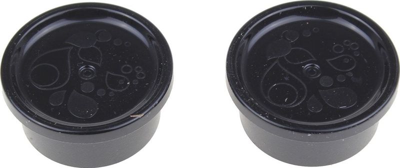 Sodastream - Glazen Karaf Deksel - Zwart - Geschikt voor 0,7 l Crystal Karaf - Set van 2